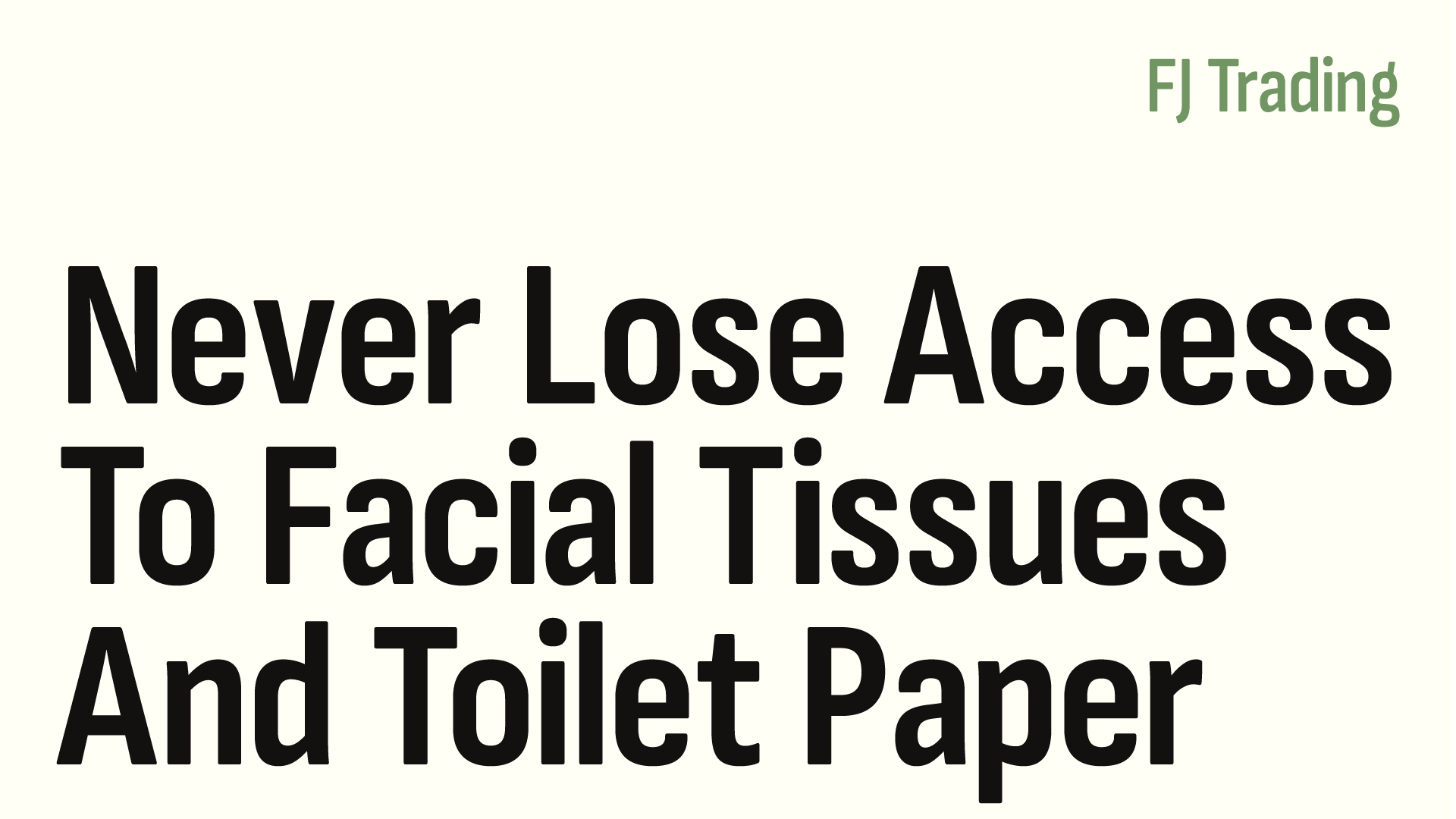 facial tissues and toilet papers